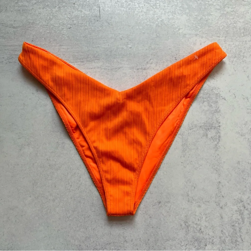 Frankie's Bikinis High Cut Bikini Bottoms XL